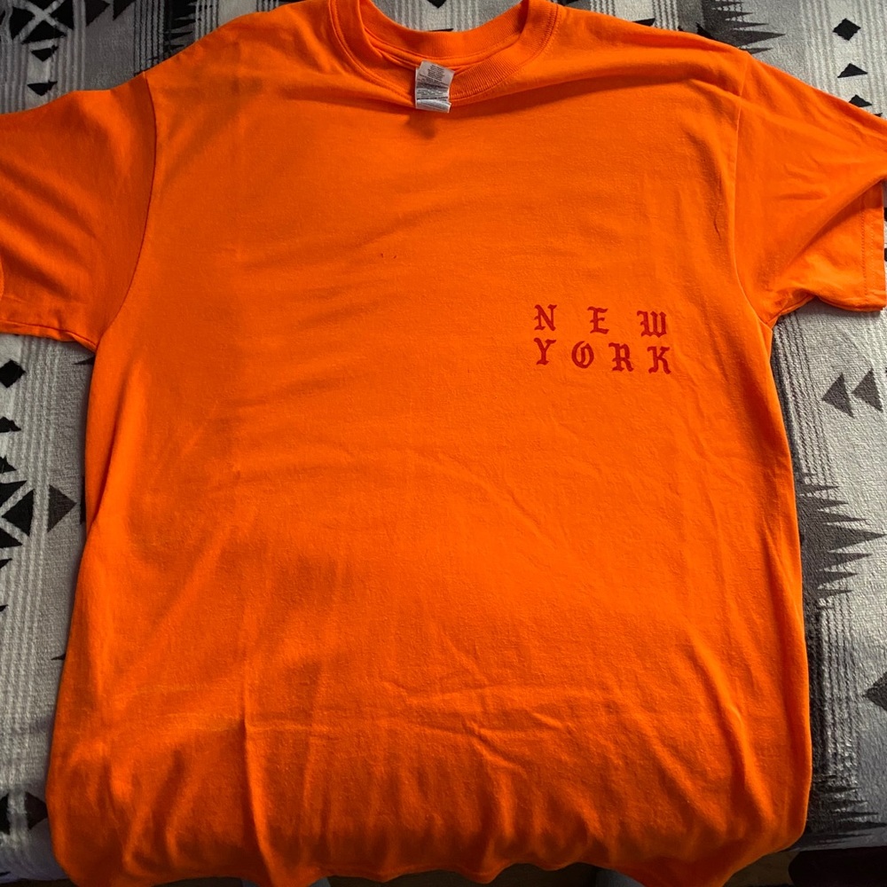 Yeezy Kanye West New York Tour Merch Orange sz M